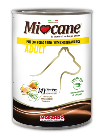 MioCane консерви з куркою та рисом 400 г