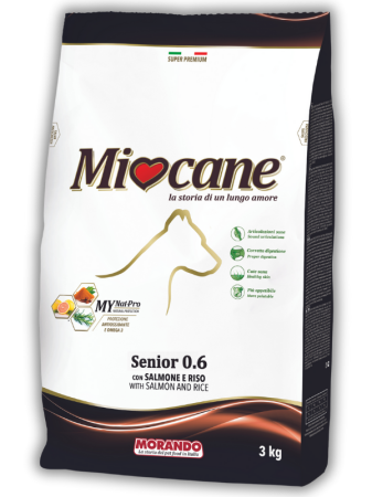 MioCane Senior 7+ с лососем и рисом 3кг