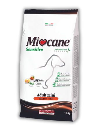 MioCane Mini Sensitive Monoprotein индейка 1.5 кг
