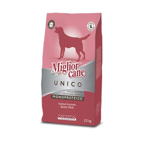 Сухий корм для собак Migliorcane UNICO свинина 12,5 kg (5 шт*2,5 kg)