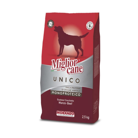Сухой корм для собак Migliorcane UNICO говядина 2,5 kg