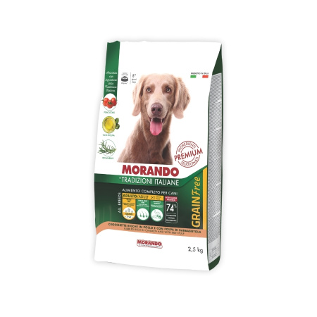 Сухий корм для собак Morando Tradizioni Grain Free з куркою та буряком 2,5 kg