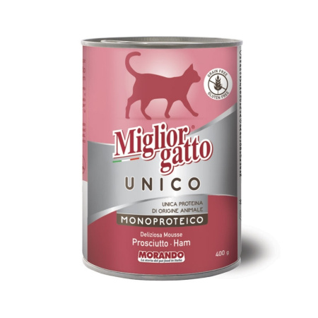 Консерви для котів Morando Migliorgatto UNICO Rustic прошуто 400 g