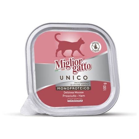 Консерви для котів Morando Migliorgatto UNICO Delicious прошуто 100 g